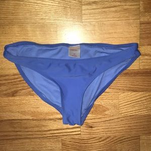 Blue bikini bottoms